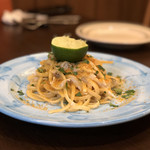 ラ ポルケッテリア - シラウオとライムのパスタ