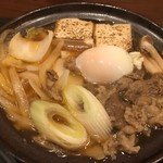 虎連坊 - 牛すき煮と海老フライランチ