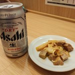 さっぽろらーめん羅偉伝 - ちょい飲みセット500円はこんな感じ～