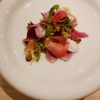 RISTORANTE IL NODO - 薔薇 甘エビ カタバミ草の競演！