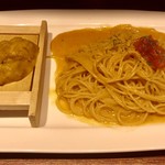 オルケストラヴィーノ - 丸ごと柵うに付きうにクリームソースパスタ