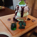 512 CAFE & GRILL - チョコミントパンケーキ1836円