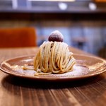 スイーツ カフェ キョウト ケイゾー - ■モンブランセット 1447円