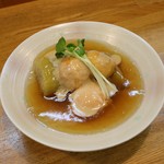 巻の禪 - 海老団子・茄子・温泉卵