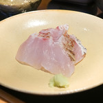 にい留 - のどぐろ昆布締あぶり