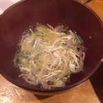 あじ彩 - お通しの素麺