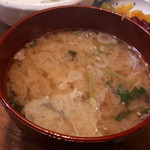 居酒屋ビッグ - ごはんセットのあら汁