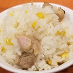 麺屋 六感堂 - チキンのコーン炊込みご飯