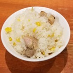 麺屋 六感堂 - チキンのコーン炊込みご飯