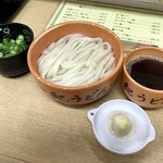 釜揚うどん一紀 - ［2019/08］釜揚うどん(300円)＋大盛(+100円)