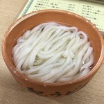 ［2019/08］釜揚うどん(300円)＋大盛(+100円)