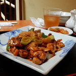 福香門 - 「鶏肉とイカの豆鼓炒め」