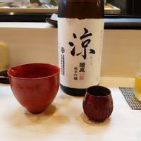 松寿司 - お寿司を邪魔しないらしい、5合くらい飲んだw