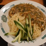 日高屋 - ガパオ汁なし麺