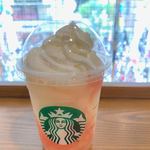 スターバックス・コーヒー - 【ピーチ オン ザ ビーチ フラペチーノ…620円税抜】2019/8