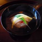 招福樓 - 蟹真蒸 　招福楼らしい美しい椀です