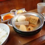 家庭料理　味彩 - おでん鍋定食￥800