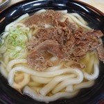 やぶしげうどん 川東店 - 肉うどん(大盛り) ￥510+130