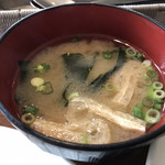resutoranandokafetowada - ☆ランチの味噌汁はおかわり自由♪(スープも選択できます)