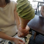 つがる地球村 - 抹茶ソフト 300円