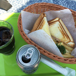 カフェテラスyumemi - ホットサンド