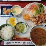 Oshokujidokoro Mikumo - 鶏の唐揚げ定食￥1080