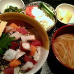 楽食家 マル安 - ばらちらしランチ６３０円