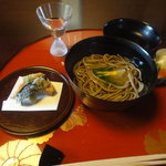 つる幸 - フカひれの天ぷらと門前そば