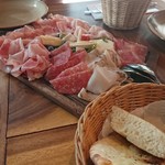 Basilico - 1907_Basilico_Anti Pasto Misto with Parma Ham@360,000Rp(ハム盛合せ) これはドリンクが進む！！