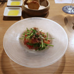 AU GAMIN DE TOKIO table - ヒラマサのカルパッチョ