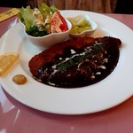 西洋亭 - 沖縄やんばる豚ロースのカツレツランチ 1480円