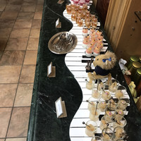 スプレンディード - ピーチカンタービレ４７００円。桃の杏仁豆腐など。
                    手を加えた桃も、とても美味しくいただきました（╹◡╹）
                    一巡目は（笑）