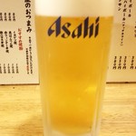 かぶら屋 - 生ビール：398円税抜