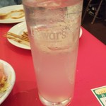 福山ニューキャッスルホテル ビアホール - レモンサワー(2019.08.17)