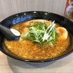ゆ～くんとこの尾道ラーメン - 赤麺(4辛)。