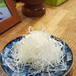 ラーメンきっさ　えきばしゃ - 白髪ねぎトッピング２５０円