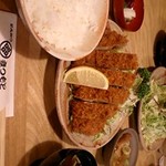 とんかつ　まつもと - ロースかつ定食(1500円)