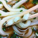 釜たけうどん - 2012年1月22日、11時訪問　基本のぶっかけうどん550円(^_^)v