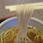 ときわそば - 麺はこんな感じ