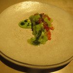 TTOAHISU - 甘鯛のポワレ　ズッキーニソースにフレッシュトマト、パプリカ