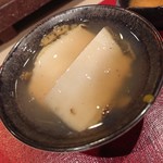 鮨菜 和喜智 - 蒸しアワビ