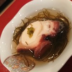 鮨菜 和喜智 - 煮ダコと磯もずく