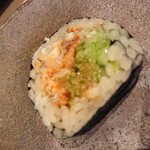 鮨菜 和喜智 - 穴子キュウリの巻物