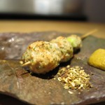 吾一 - 大葉が練り込まれたつくね♪