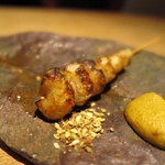 吾一 - 丁寧な串打ちと焼き色のぼんじり♪