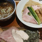 別邸 たけ井 - 特製濃厚 魚介鶏豚骨つけ麺♪