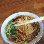 中華そば いではら - 麺のリフトアップ