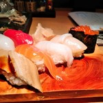 日本海庄や - 本日のサービス握り寿司