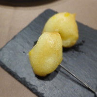 Ristorante Ecru - アミューズ：とうもろこしのゼッポリーニ