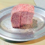 焼肉 はせ川 - 三角バラ厚切り焼き